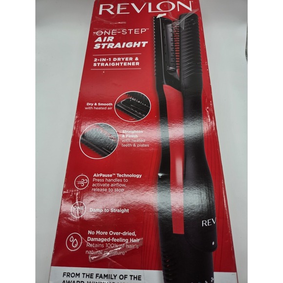Revlon Other - REVLON One-Step Air Straight 2-IN-1 Hair Dryer & Straightener RVD5330 6 Settings